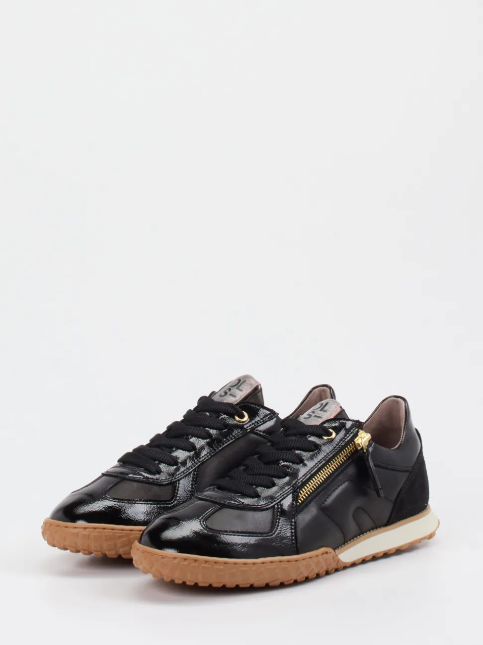 DL Sport – Sneaker aus Kalbleder in Schwarz