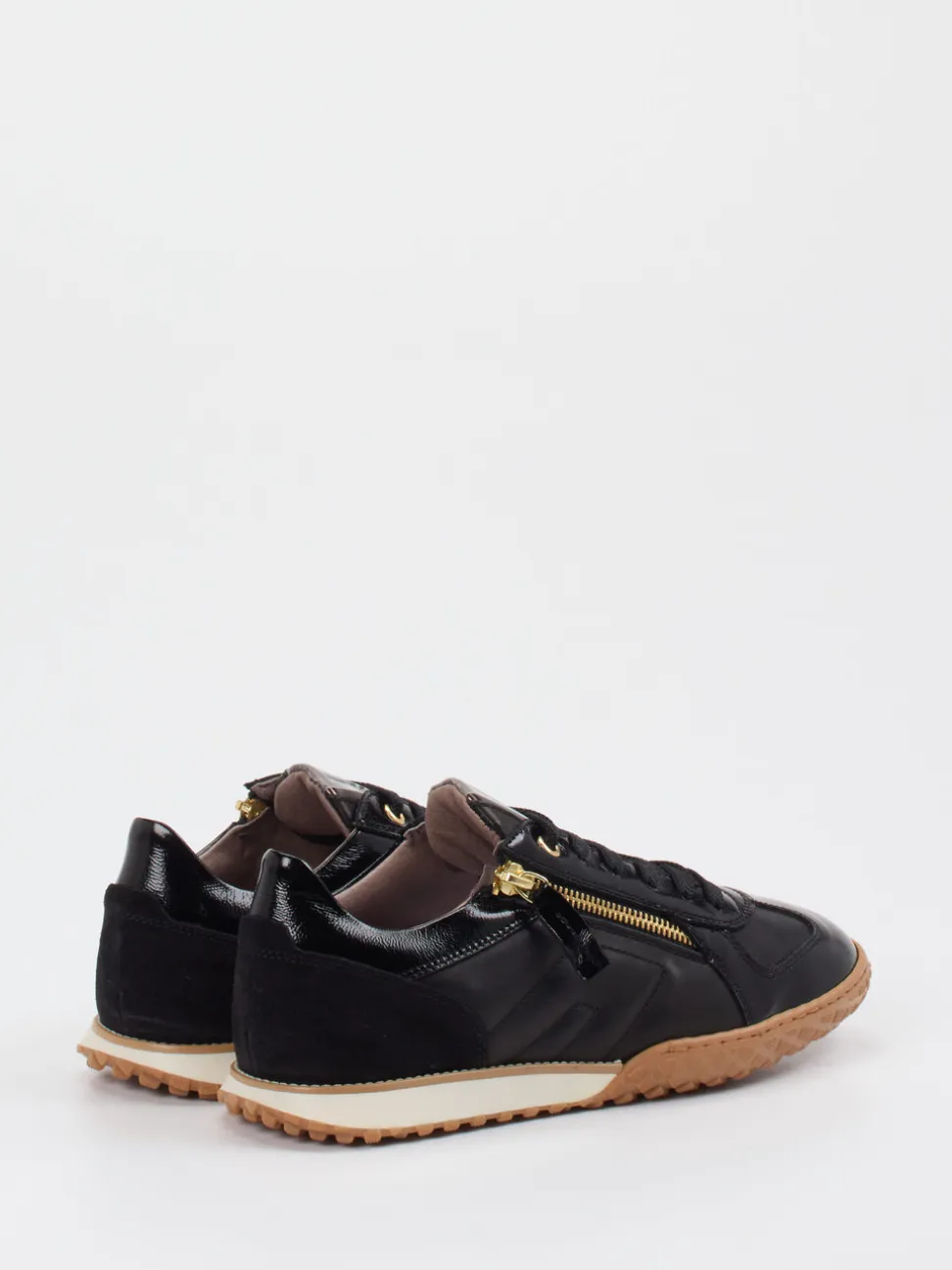 DL Sport – Sneaker aus Kalbleder in Schwarz