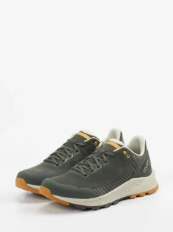 Dolomite 1897 – Outdoor-Sneaker aus Fettleder olivgrün