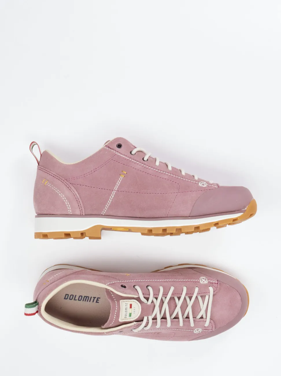 Dolomite 1897 – Outdoor-Sneaker aus Fettleder altrosa