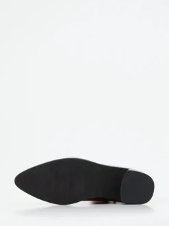 Donna Carolina – Chelsea-Stiefelette aus Veloursleder Braun