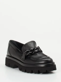 Donna Carolina – Chunky Loafer aus Kalbleder schwarz