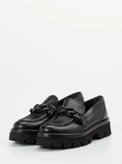 Donna Carolina – Chunky Loafer aus Kalbleder schwarz