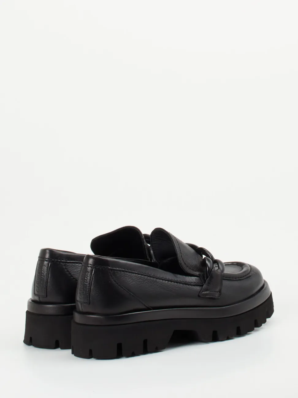 Donna Carolina – Chunky Loafer aus Kalbleder schwarz