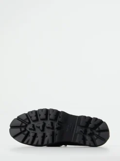 Donna Carolina – Chunky Loafer aus Veloursleder Dunkelblau