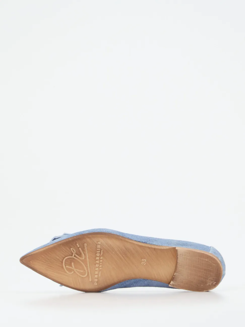 Donna Carolina – Loafer aus Veloursleder in Denim-Optik