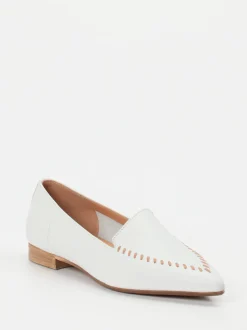 Donna Carolina – Loafer aus Kalbleder in Offwhite