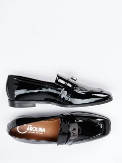 Donna Carolina – Loafer aus Lackleder schwarz