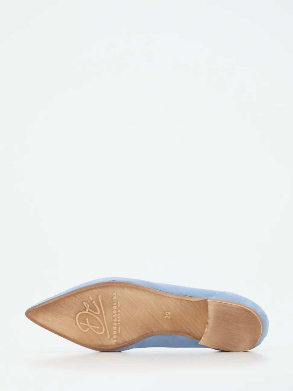 Donna Carolina – Loafer aus Veloursleder Hellblau