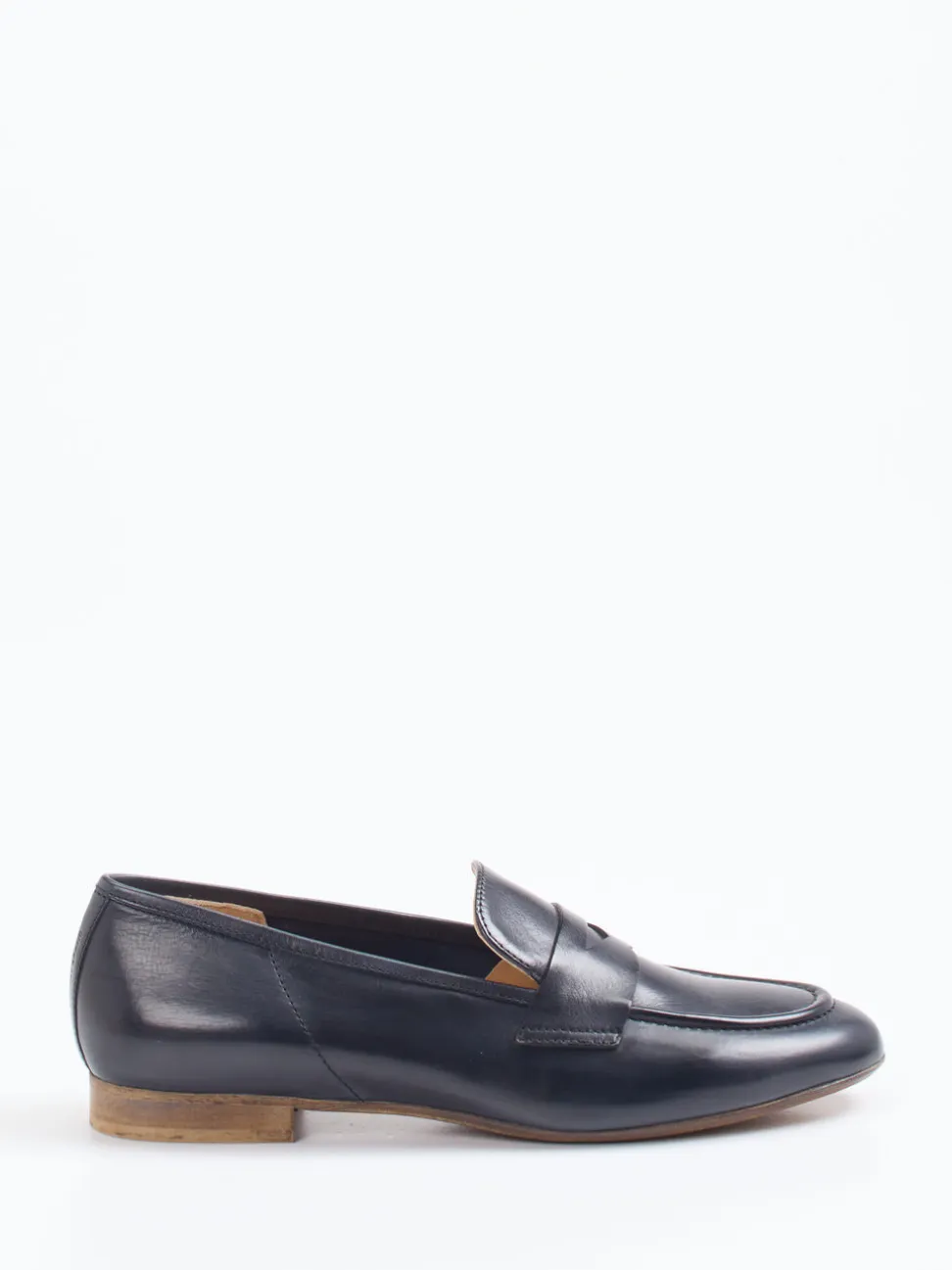Donna Carolina – Loafer aus Kalbleder tiefdunkelblau