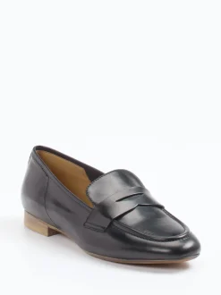 Donna Carolina – Loafer aus Kalbleder in Schwarz