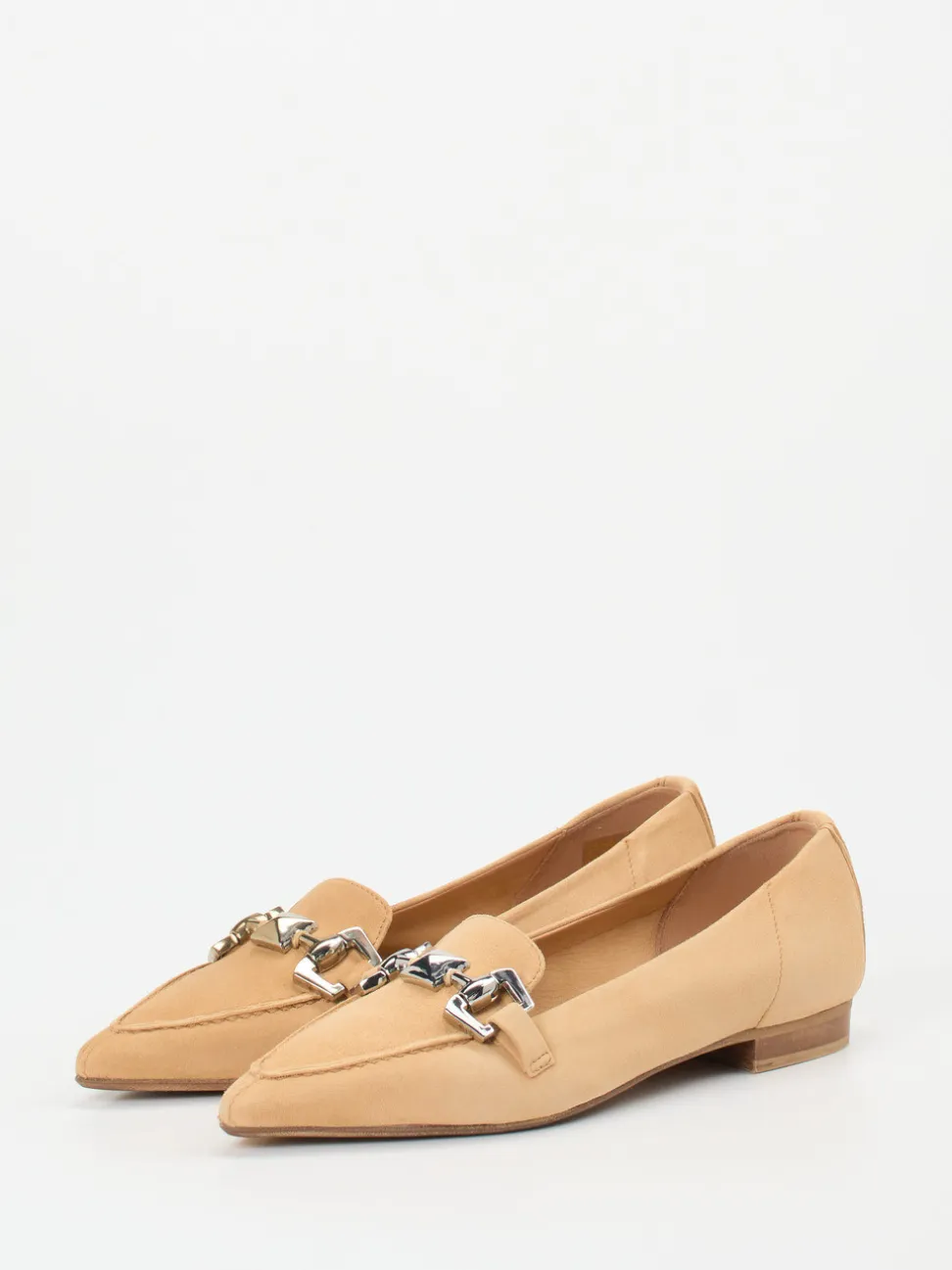 Donna Carolina – Loafer aus Veloursleder Camel