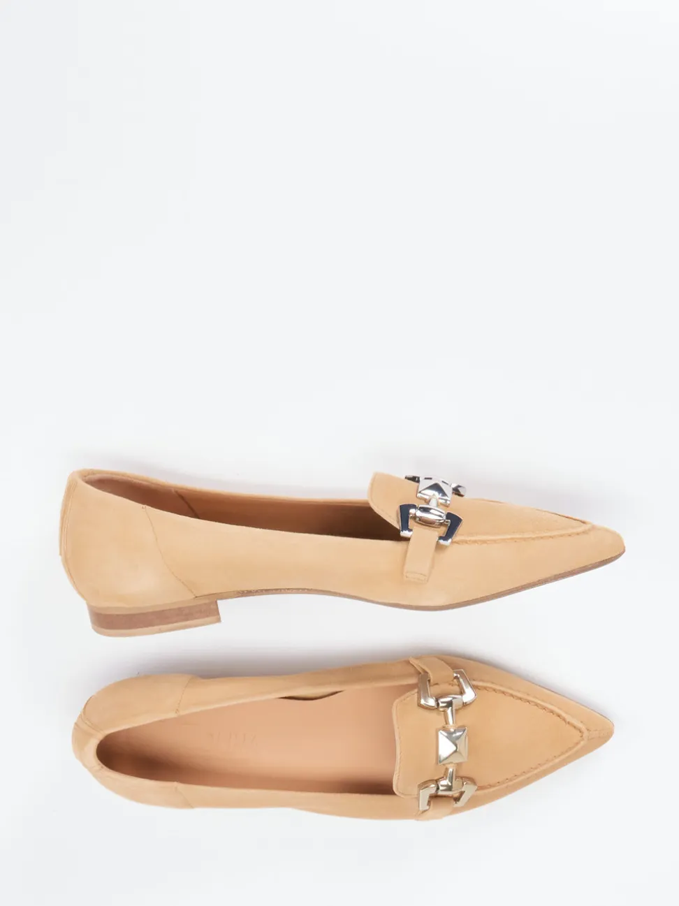 Donna Carolina – Loafer aus Veloursleder Camel