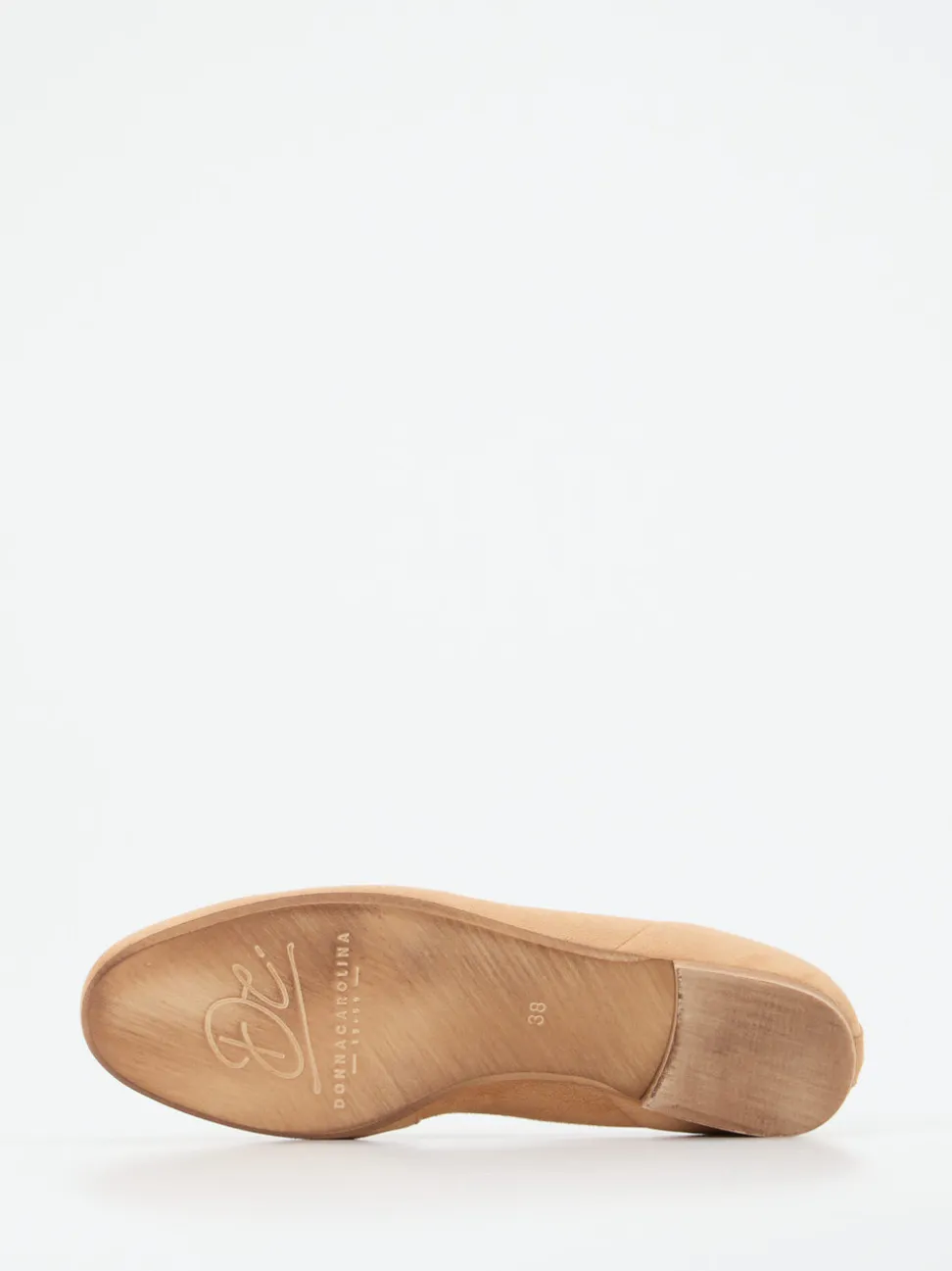 Donna Carolina – Loafer aus Veloursleder in Beige