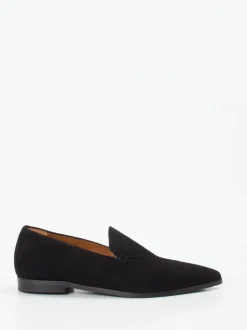 Donna Carolina – Loafer aus Veloursleder Schwarz