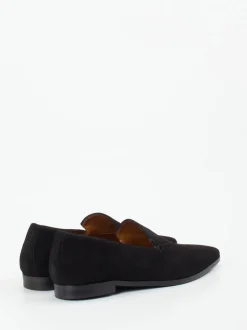 Donna Carolina – Loafer aus Veloursleder Schwarz