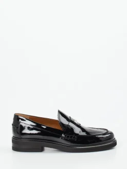 Donna Carolina – Loafer aus Lackleder schwarz