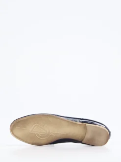 Donna Carolina – Loafer aus Lackleder Dunkelblau