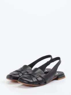 Donna Carolina – Slingpumps aus Kalbleder schwarz