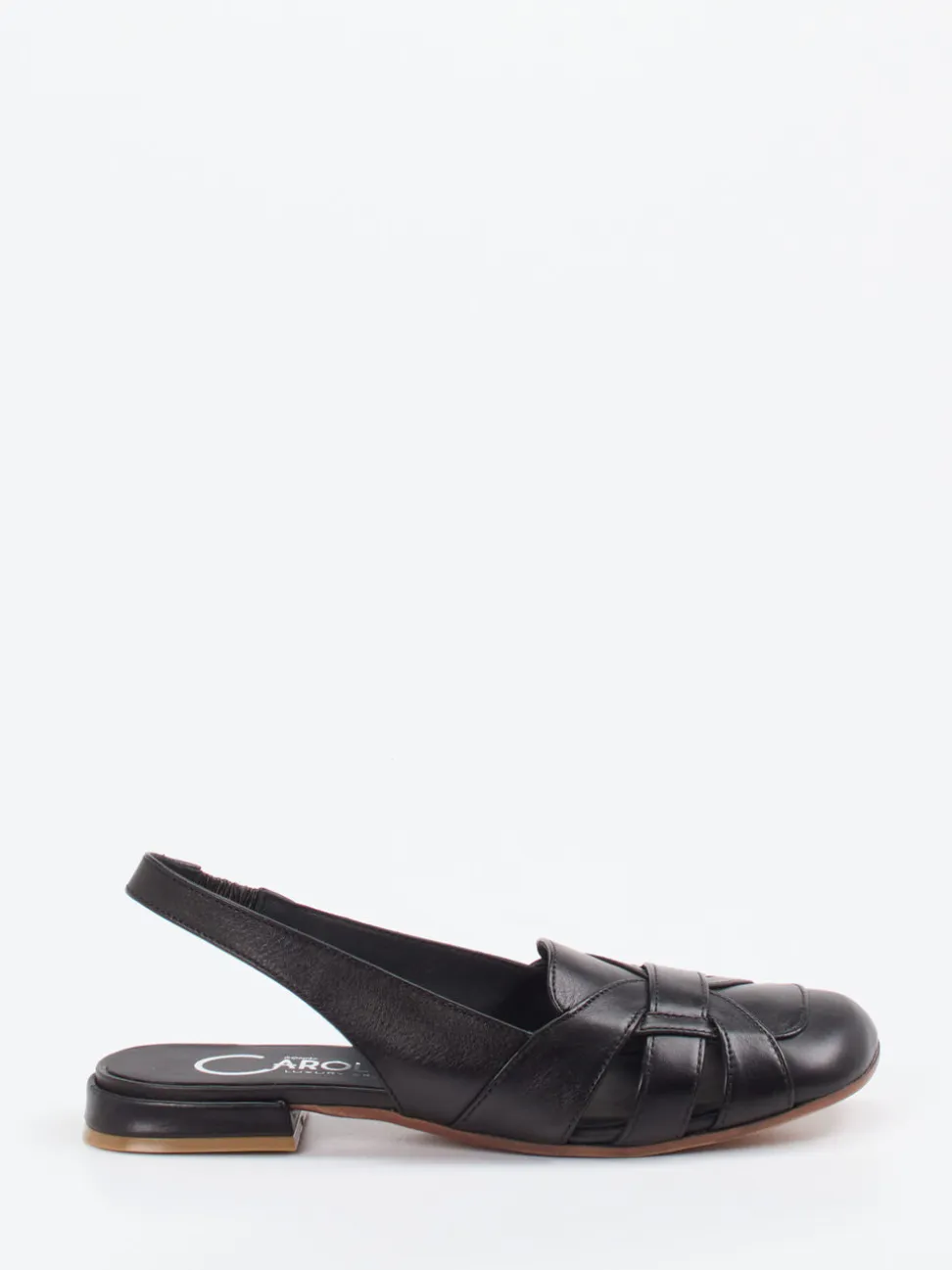 Donna Carolina – Slingpumps aus Kalbleder schwarz