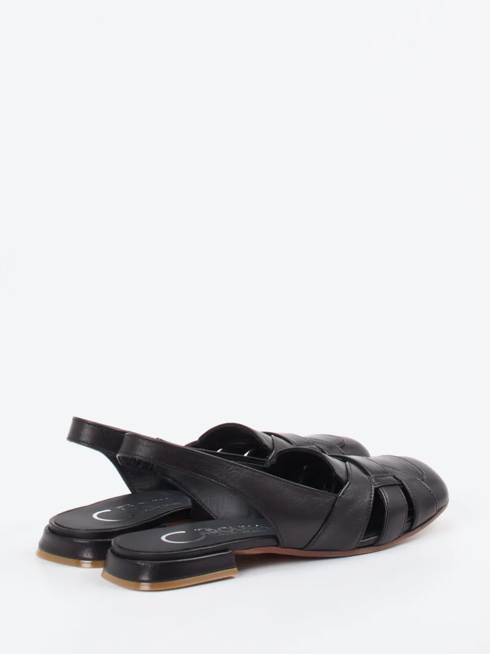 Donna Carolina – Slingpumps aus Kalbleder schwarz