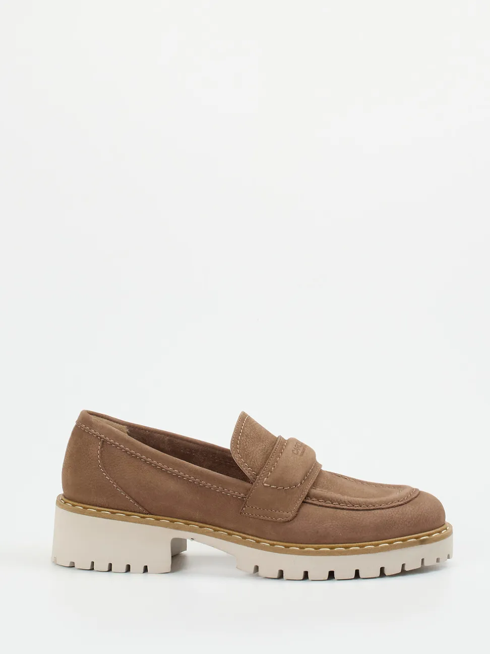 Donna Carolina – Slipper aus Nubukleder in Braun