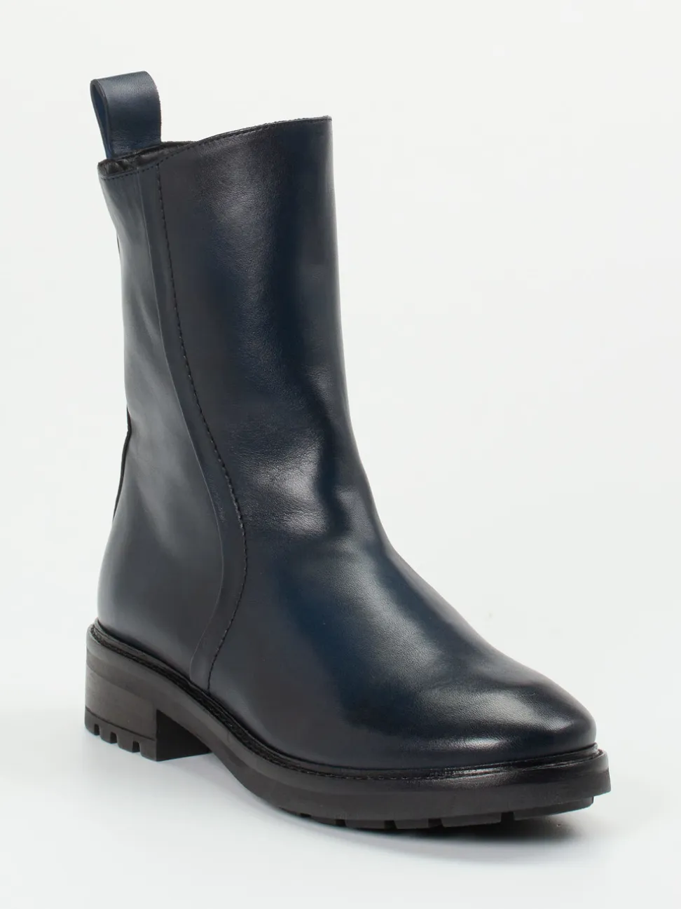 Donna Carolina – Stiefeletten aus Kalbleder Tintenblau