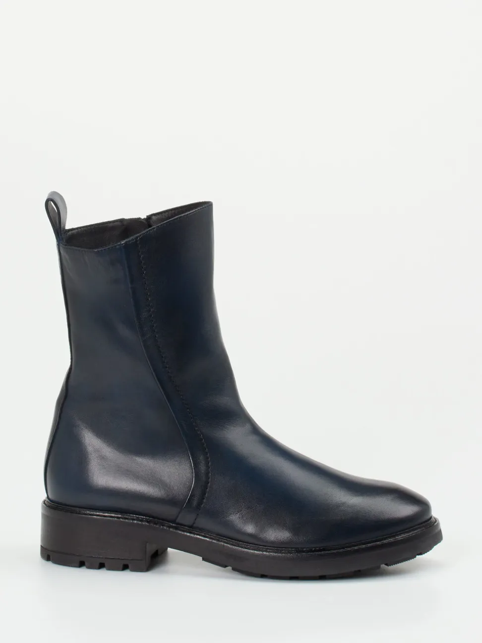 Donna Carolina – Stiefeletten aus Kalbleder Tintenblau