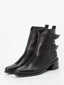 Donna Carolina – Stiefeletten aus Kalbleder Schwarz