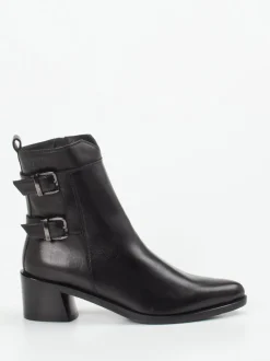 Donna Carolina – Stiefeletten aus Kalbleder Schwarz