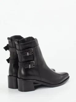 Donna Carolina – Stiefeletten aus Kalbleder Schwarz