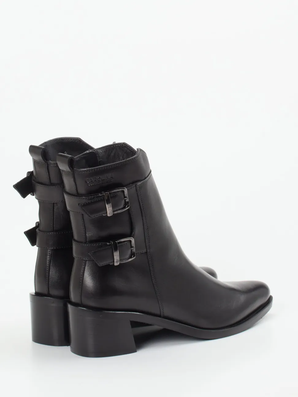 Donna Carolina – Stiefeletten aus Kalbleder Schwarz