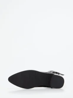 Donna Carolina – Stiefeletten aus Kalbleder Schwarz