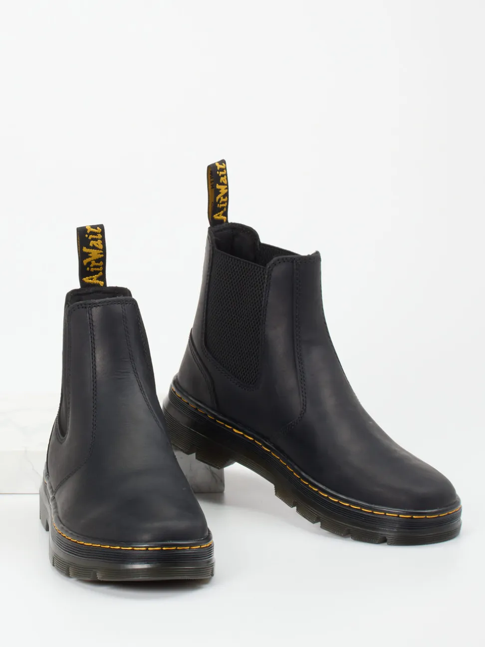 Dr. Martens – Chelsea Boots aus Kalbleder Schwarz