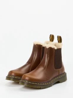 Dr. Martens – Chelsea Boots aus Kalbleder braun