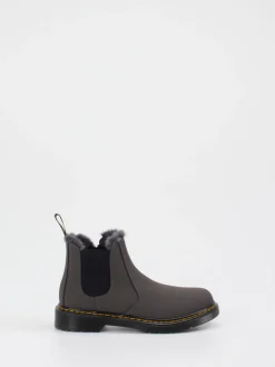 Dr. Martens – Chelsea Boots aus Synthetik anthrazit