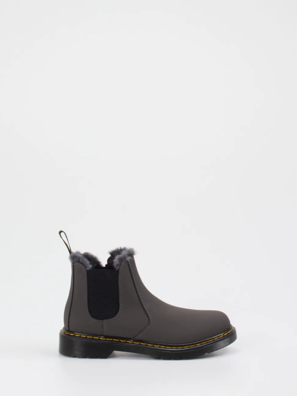 Dr. Martens – Chelsea Boots aus Synthetik anthrazit