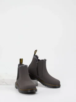Dr. Martens – Chelsea Boots aus Synthetik anthrazit
