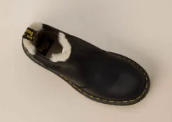 Dr. Martens – Chelsea Boots aus Fettleder schwarz