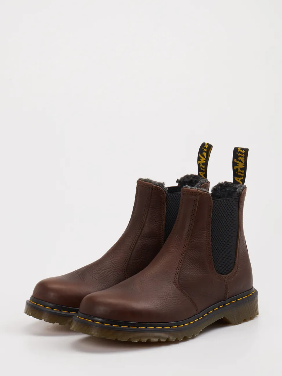 Dr. Martens – Chelsea Boots aus Leder mittelbraun