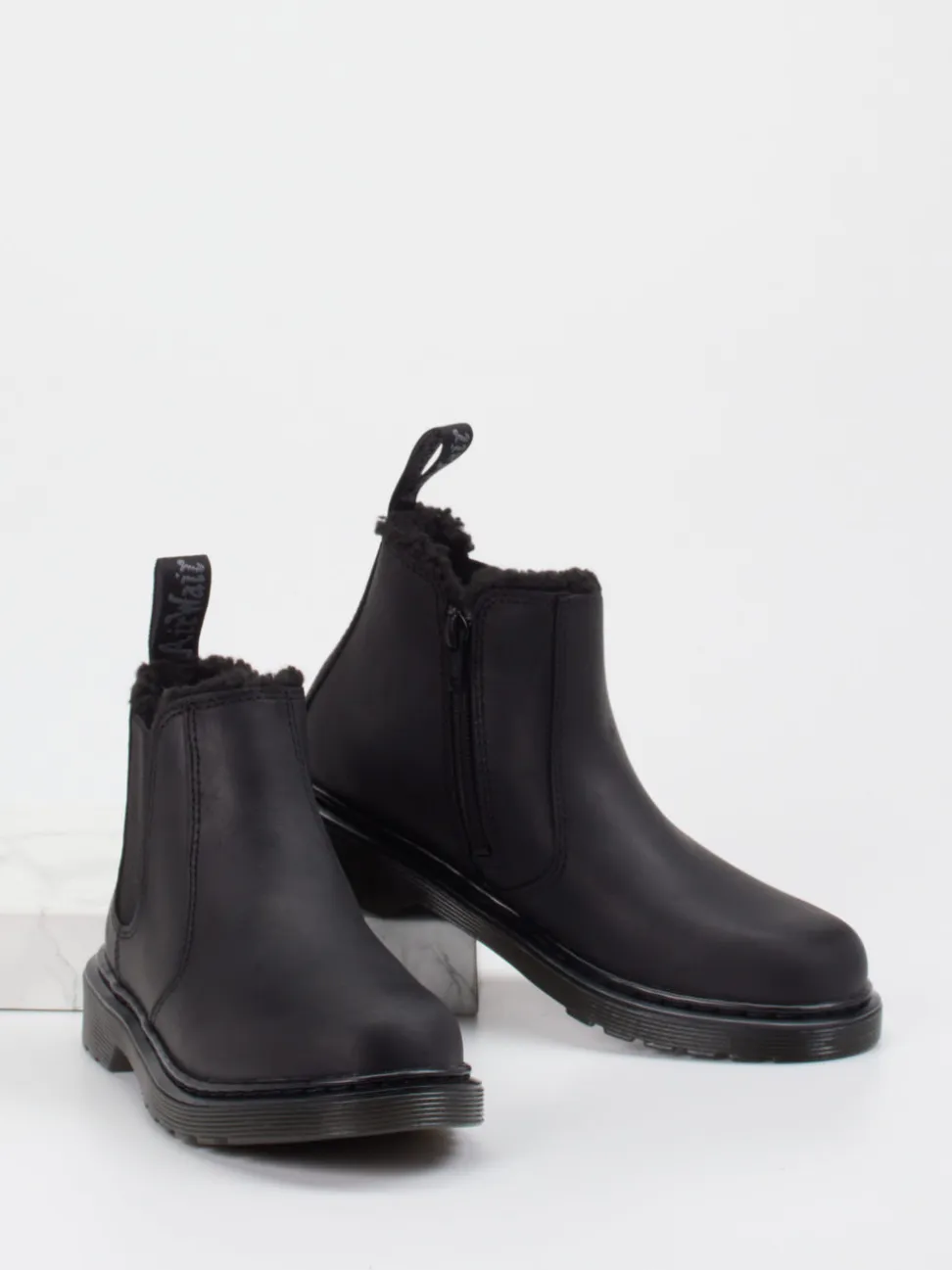 Dr. Martens – Chelsea Boots aus Glattleder schwarz