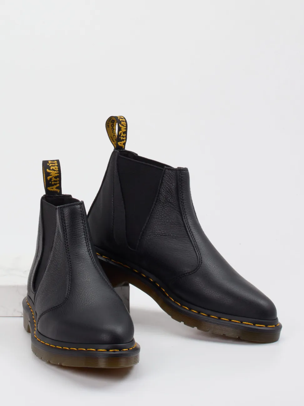 Dr. Martens – Chelsea Boots aus Glattleder schwarz