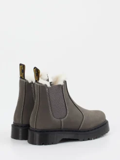 Dr. Martens – Chelsea Boots aus Kalbleder grau