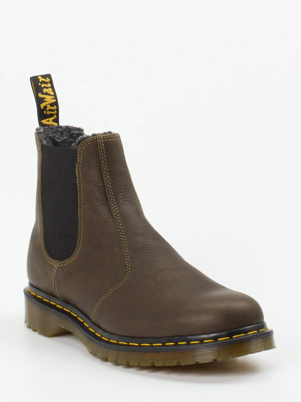 Dr. Martens – Chelsea Boots aus Fettleder olivgrün