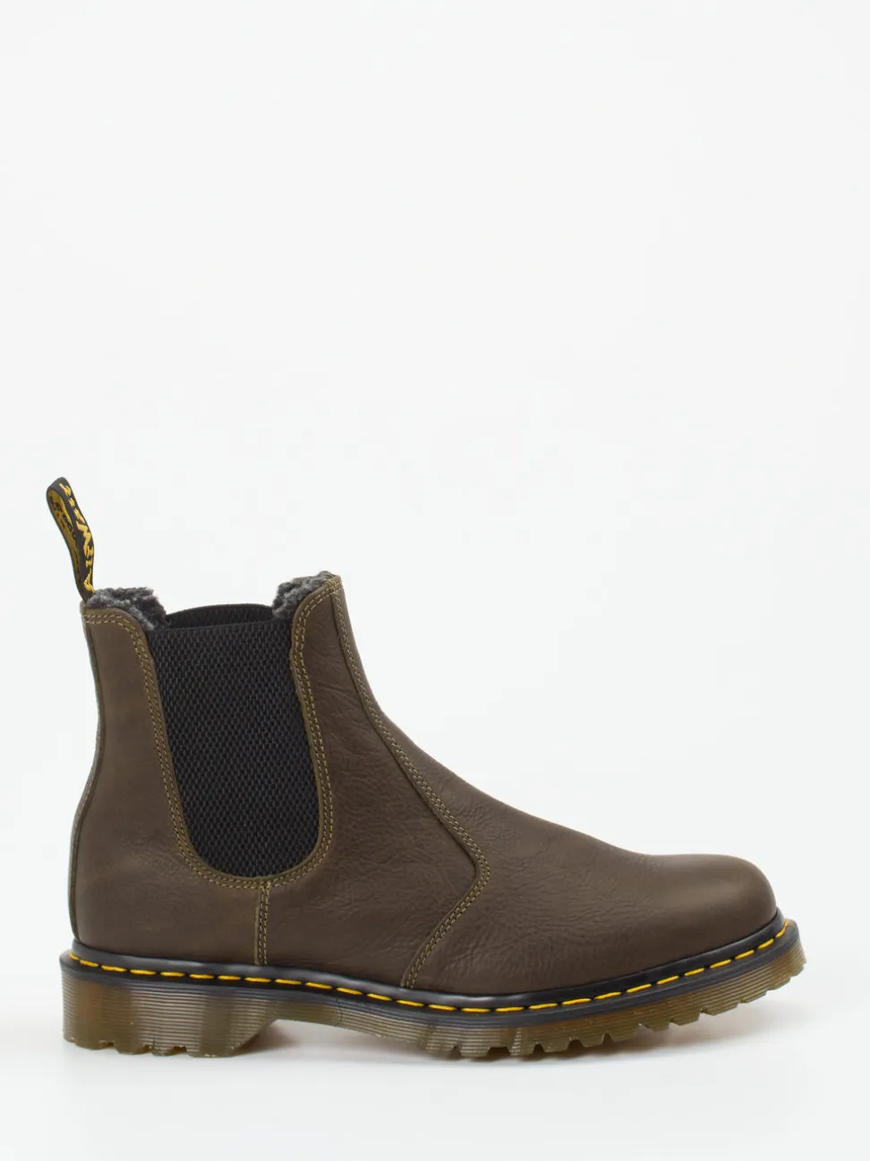 Dr. Martens – Chelsea Boots aus Fettleder olivgrün