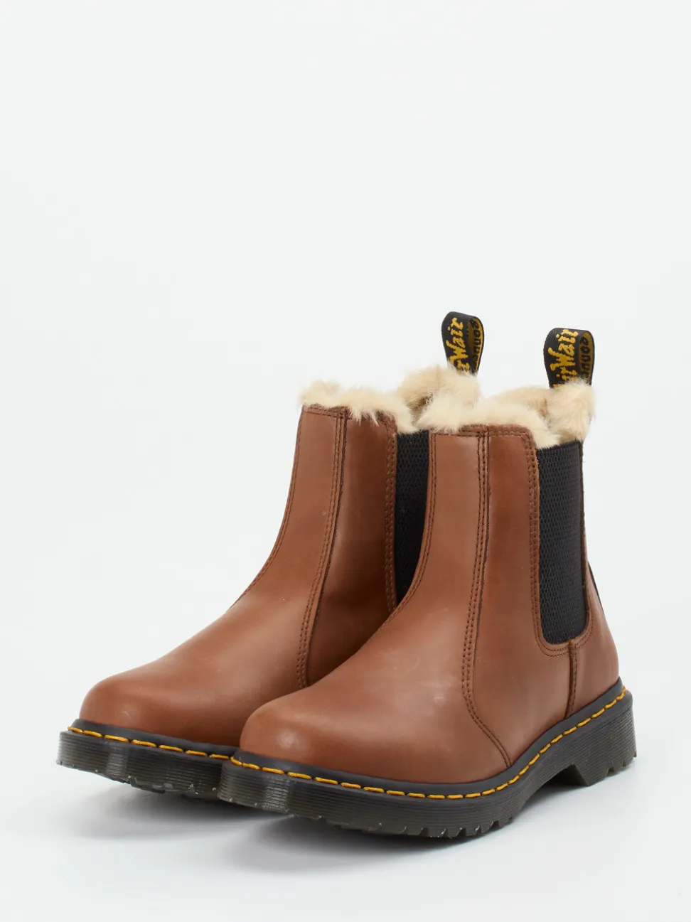 Dr. Martens – Chelsea Boots aus Kalbleder braun