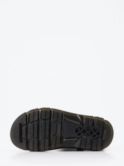 Dr. Martens – Chunky-Stiefeletten aus Glattleder Schwarz