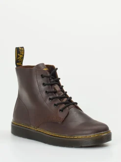 Dr. Martens – Combat Boots aus Kalbleder nussbraun
