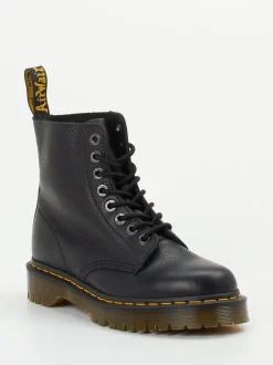 Dr. Martens – Combat Boots aus Kalbleder Schwarz