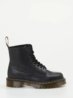 Dr. Martens – Combat Boots aus Kalbleder Schwarz